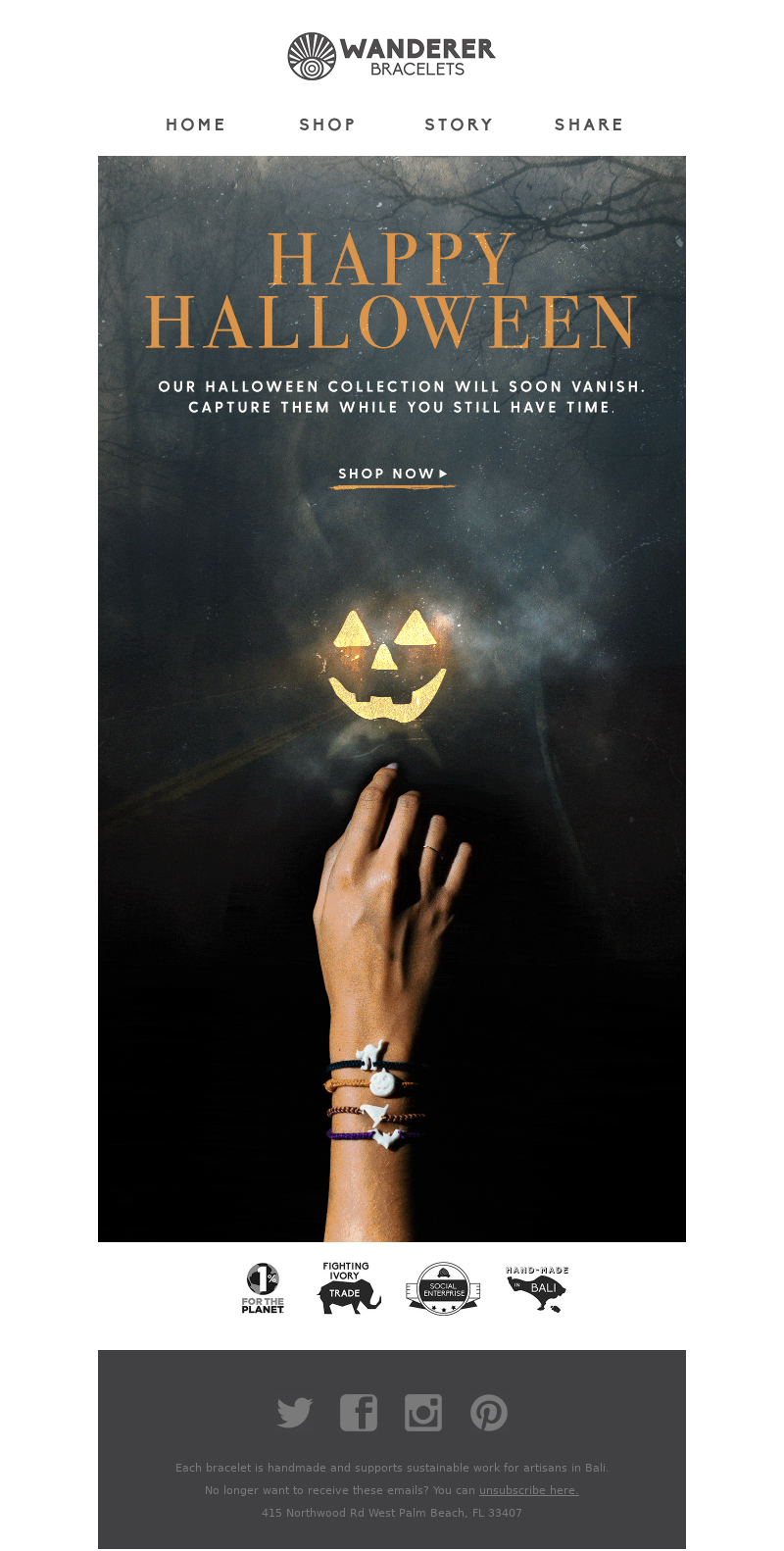 Halloween Sale Reminder: Wanderer Bracelets | wiiv.ai